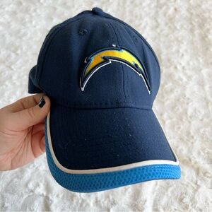 Los Angeles Chargers Hat Cap Mens S/M Navy New Era 39Thirty Bolt Fitted Football